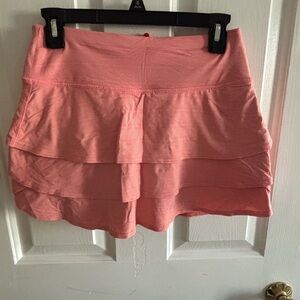 Athleta Swagger Peach Layered Women's Skort